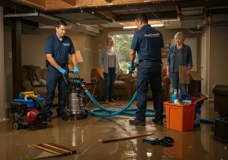 Basement Water Extraction and Removal Techniques process in Mount Repose, OH